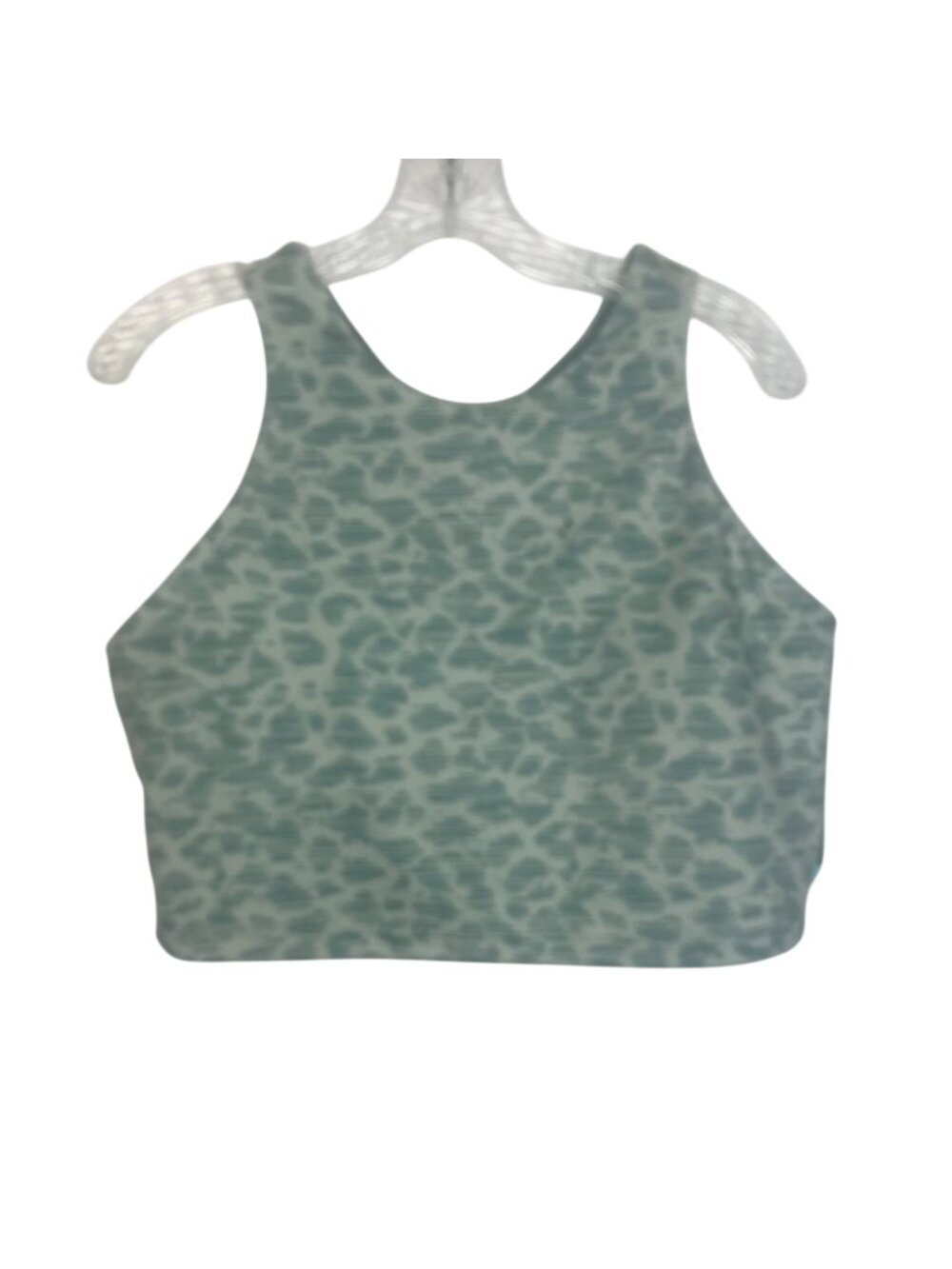 MTA Sport Sports Bra Womens Size 1X Green New Racerback Workout Gym